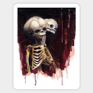 Skull art Sticker